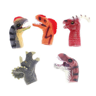 Vingerpopen dino | 4 stuks