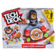Tech deck shred n' blast sk8board, gemotoriseerd fingerboardspeelgoed met skater en schans voor snelle acties en hoge sprongen