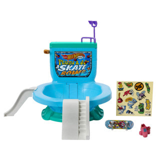 Hot wheels skate flushin skate bowl