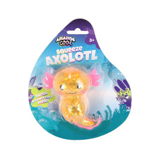 Amazing cool squeeze axolotl assorti | 4 stuks