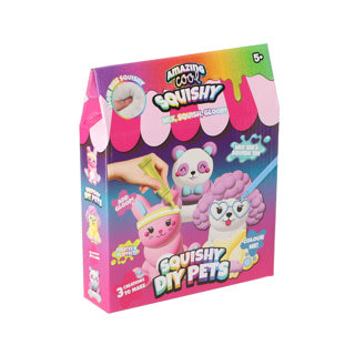 Amazing cool squishy diy pets 3 pack | 4 stuks