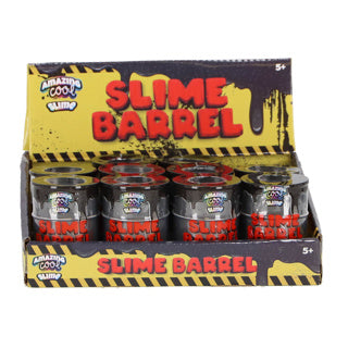 Amazing cool slime zwart in olievat 75 gram | 12 stuks