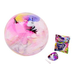 Opblaasbare bubble bal marble | 12 stuks