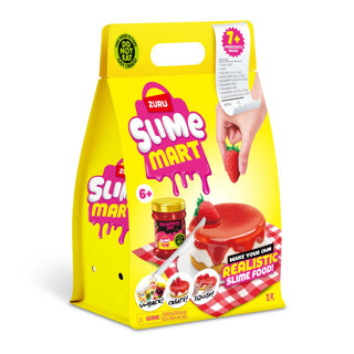 Slime mart boodschappentas toetje 4 assorti | 12 stuks