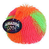 Amazing cool pufferbal 20 cm rainbow assorti | 6 stuks - afbeelding 2