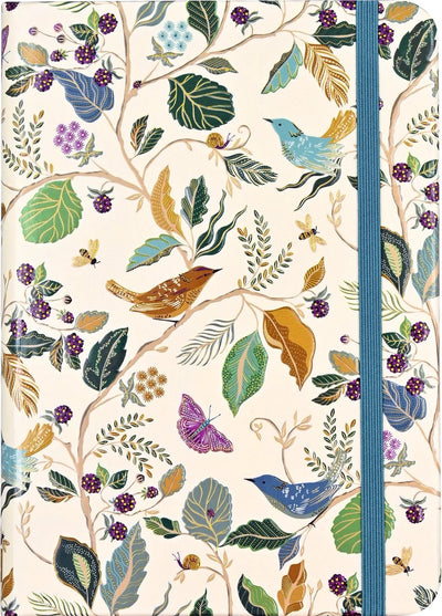Peter pauper compacte notitieboek birds and berries