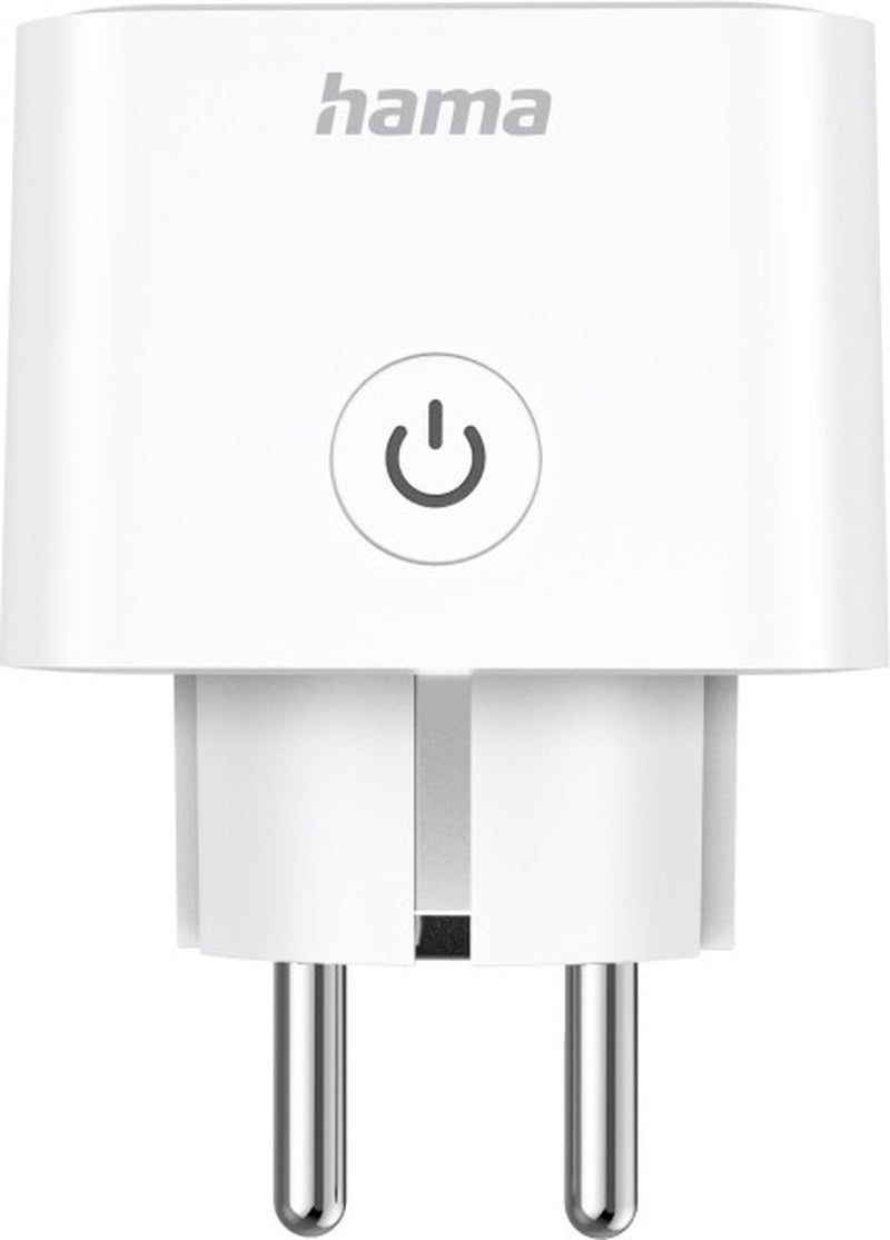 Hama smart wifi stopcontact - 3680w - matter - met energiemeter - wit