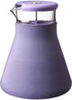 Qdo karaf glas - met neopreen sleeve - voor losse thee - 1,2 liter - paars
