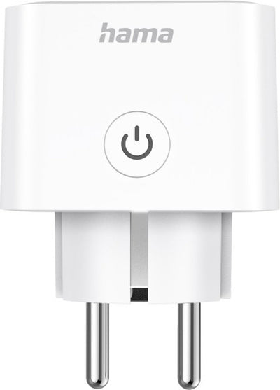 Hama smart wifi stopcontact - 3680w - matter - met energiemeter - wit