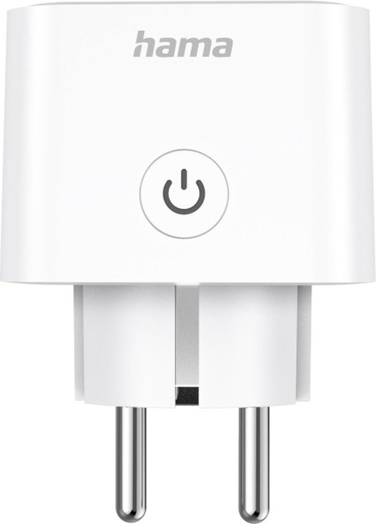 Hama smart wifi stopcontact - 3680w - matter - met energiemeter - wit