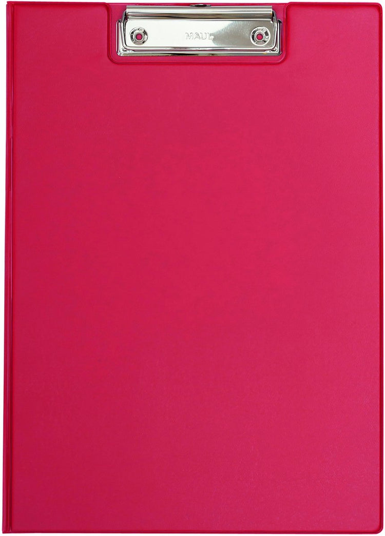 Maul klembordmap a4 staand pvc met penlus rood