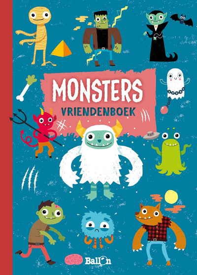 Ballon vriendenboek - monsters