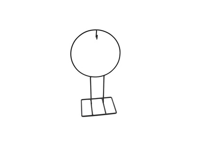 Hbx natural living kranshanger op voet 26xh47cm zwart