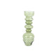 Hbx natural living vaas glas dimonde ø12xh33,5cm lichtgroen