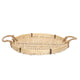 Hbx natural living tray herbesco met grepen ø35xh4cm