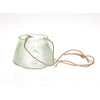Hbx natural living hangende windlicht lines ø11xh15cm groen