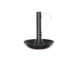 Hbx natural living kandelaar portable d20.0h23.0 zwart