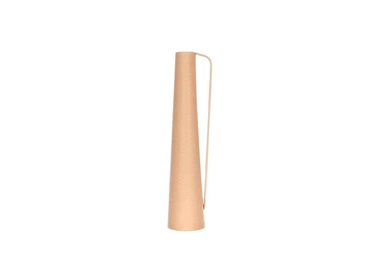 Hbx natural living vaas prime 13.4x11.5xh52cm koffie kleur