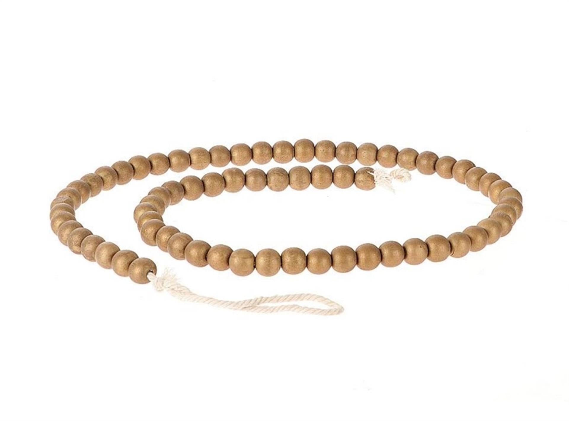 Hbx natural living woonketting hout l 1 meter goud