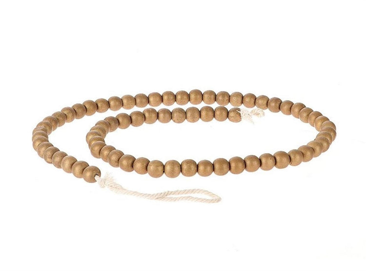Hbx natural living woonketting hout l 1 meter goud