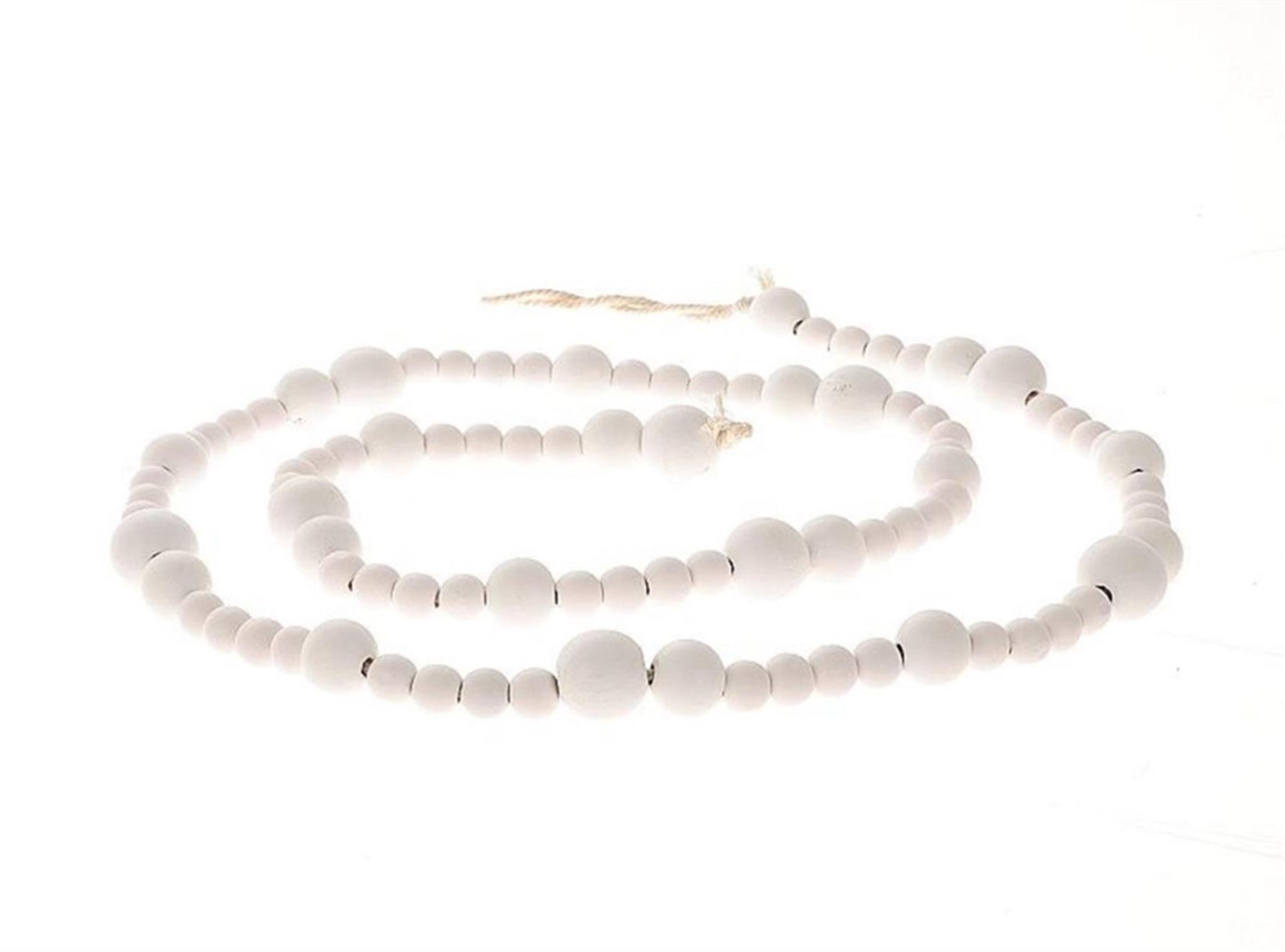 Hbx natural living deco woonketting hout l165cm wit