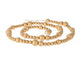 Hbx natural living deco kralenstreng van houten kralen l165cmgoud