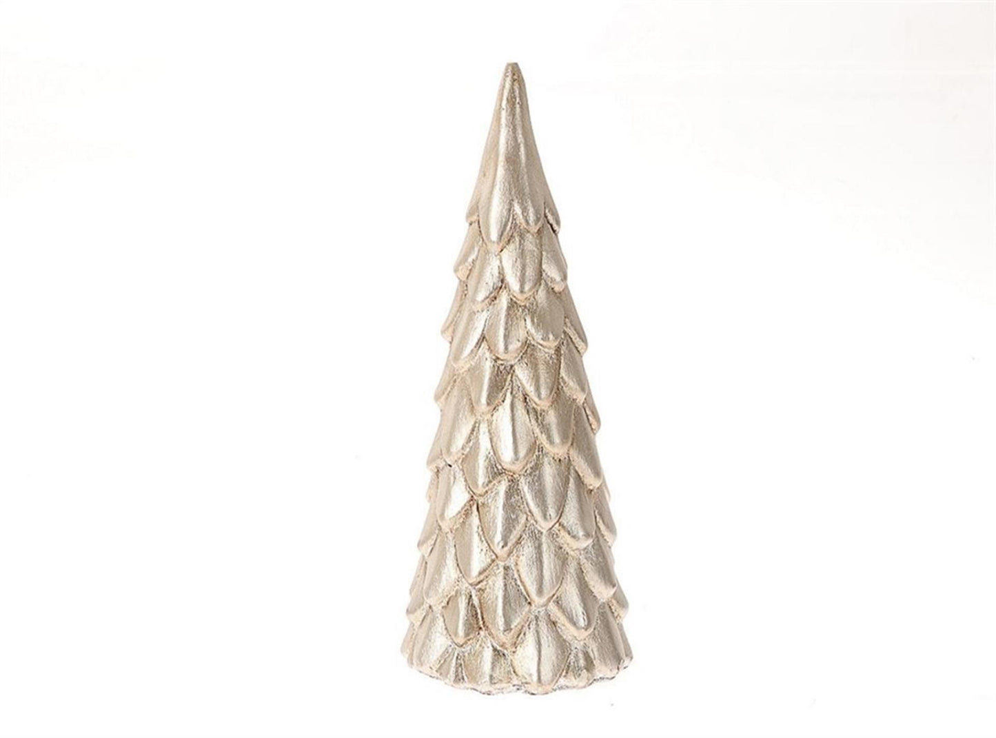 Hbx natural living beeld kerstboom forest dia7x17cm zilver