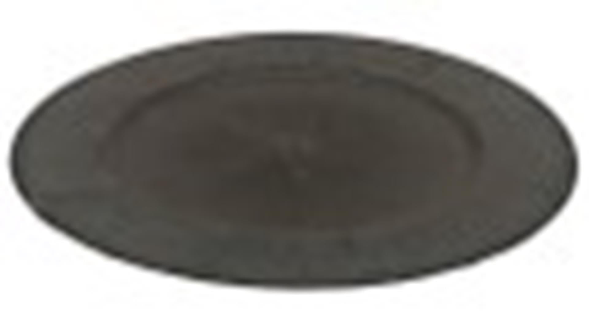 Hbx natural living onderbord melamine ø20xh2cm grijs