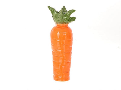 Hbx natural living vaas wortel h19cm aardewerk oranje