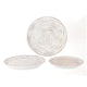 Hbx natural living hbx natrural living schalenset lipaek 3-delig white wash ø33-40-45cm