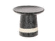 Hbx natural living kandelaar bindydia 12x10,5cm aardewerk zwart