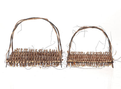 Hbx natural living decoratieschaal natural 2-delig