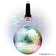 Partyfun lights partyfunlights - roterende spiegelbol partyset met multi-color led - inclusief motor - 20cm spiegelbol - 8 lichtpunten