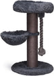 Beeztees ramiro - krabpaal - grote krabpaal - xl - grijs - 70x70x120 cm