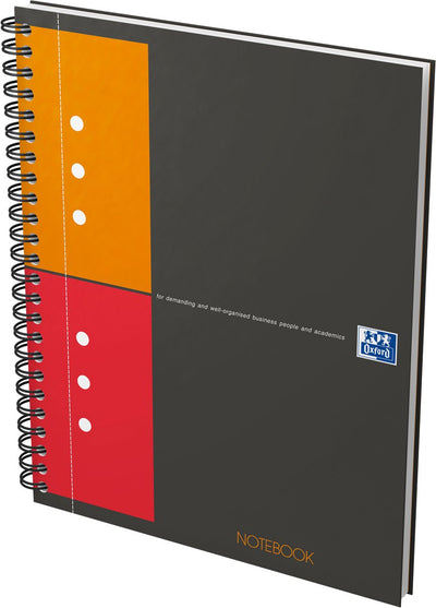 Collegeblok met spiraal oxford international 011383 kleurenassortiment pak