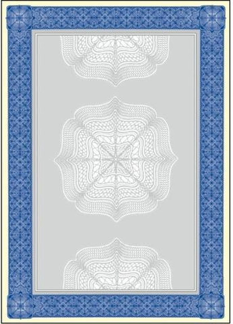 Sigel designpapier - a4 - waardepapier blauw - 185 grams - 20 vel - si-dp490