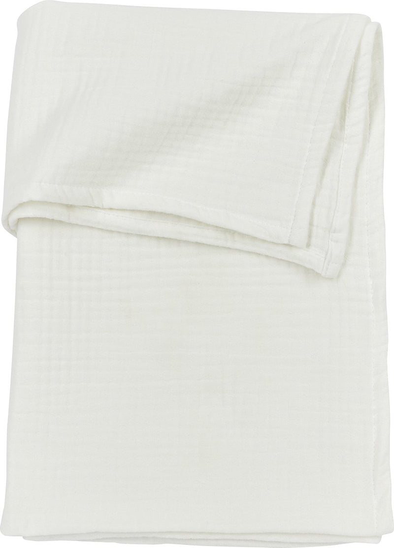 Meyco baby uni ledikant laken - pre-washed hydrofiel - offwhite - 100x150cm - 0.3 tog