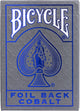 Bicycle metalluxe cobalt rider back - premium speelkaarten - poker - cold foil afwerking - collectible
