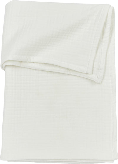 Meyco baby uni ledikant laken - pre-washed hydrofiel - offwhite - 100x150cm - 0.3 tog