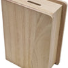 Playwood houten spaarpot boekvorm paulownia