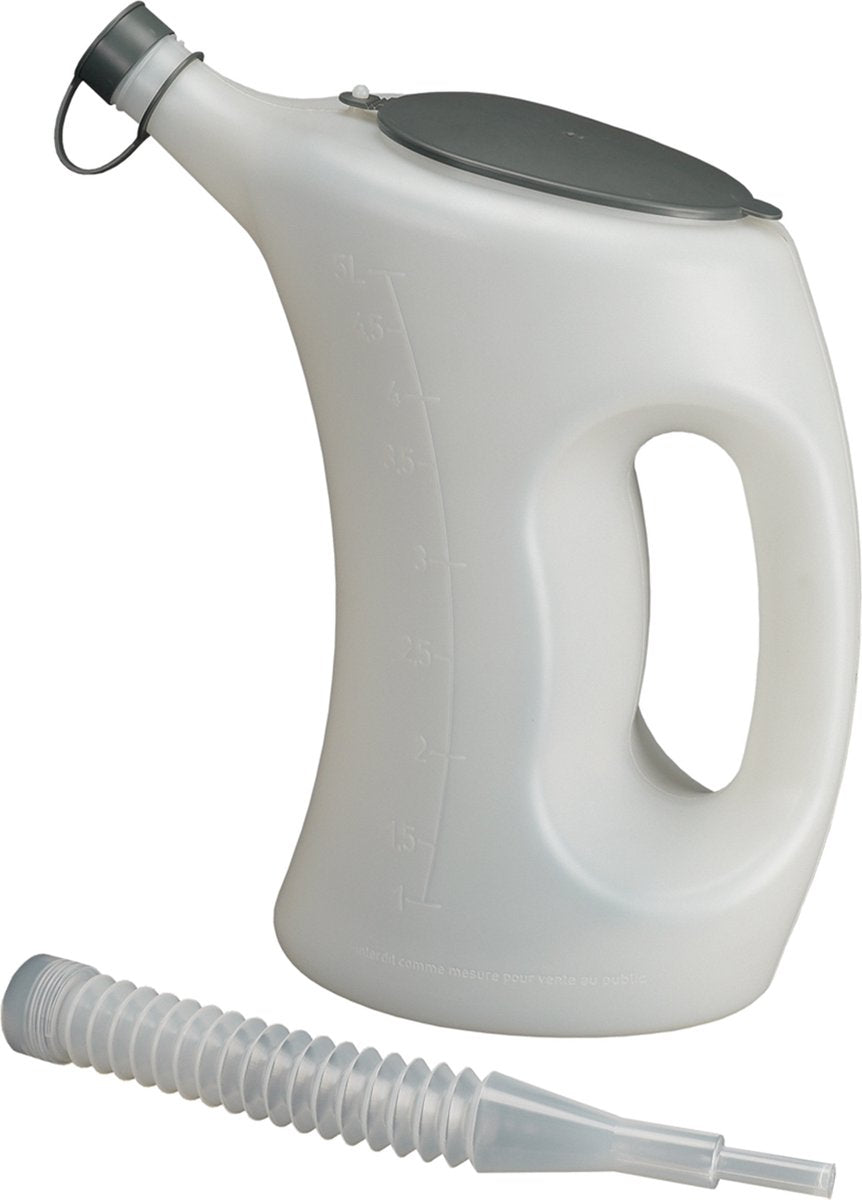 Pressol schenkkan 5l met deksel dop en flex tuit