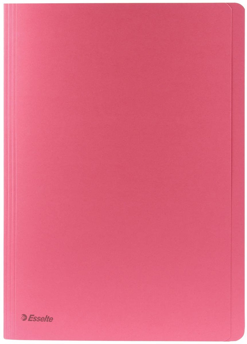 Esselte 100x dossiermap roze formaat a4
