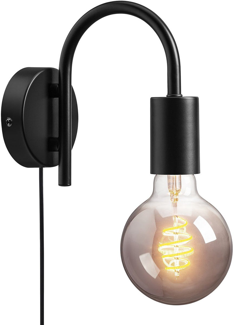 Nordlux -paco - wandlamp - e27-zwart