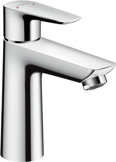 Hansgrohe talis e - wastafelmengkraan - ééngreeps bediening - coolstart energiebesparend - zonder waste - 110mm maat - chroom