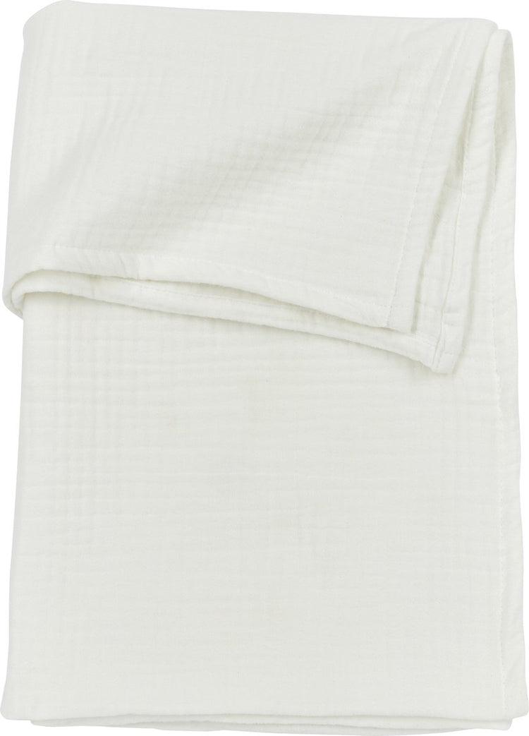 Meyco baby uni wieglaken - pre-washed hydrofiel - offwhite - 75x100cm - 0.3 tog