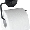 Wenko vacuum-loc toiletrolhouder milazzo mat zwart - wc rolhouder - bevestigen zonder boren