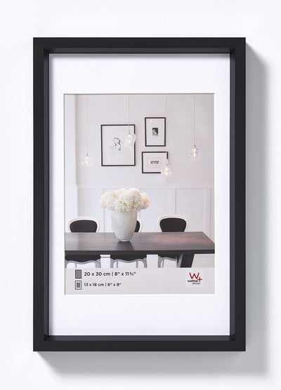 Walther steel style - kunststof lijst - fotoformaat 30x45 cm - zwart