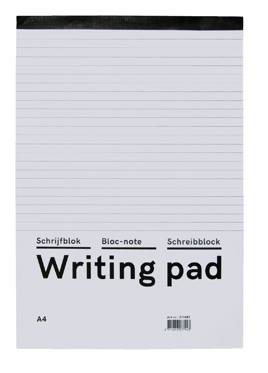 Qbasic schrijfblok a4 60gr lijn 1 stuk
