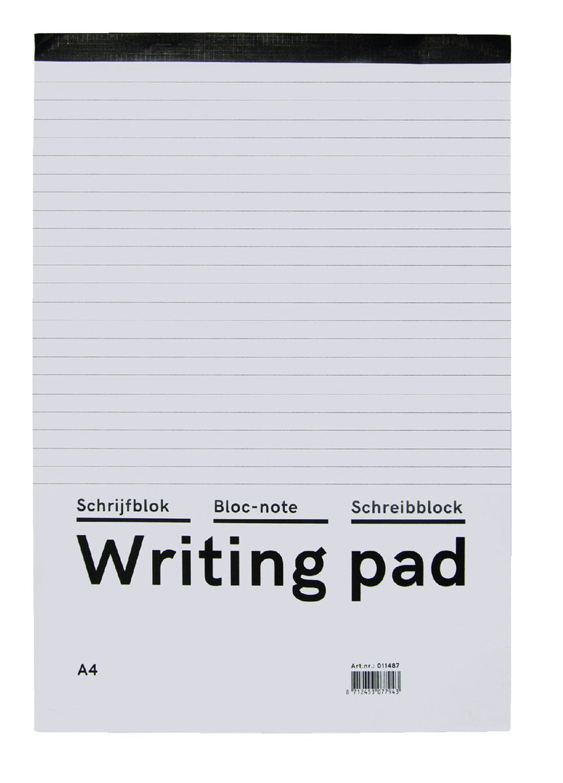 Qbasic schrijfblok a4 60gr lijn 1 stuk
