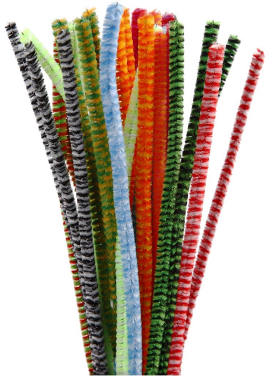 Creativ company chenille - multi kleuren, 30st.